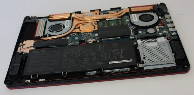 Internal Photo of Asus FX95D FX705G FX505D FX95G FX86 CPU Fan original short cable (ASUS FX705G)